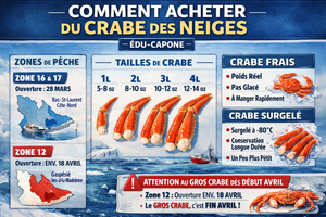 🦀 ÉDU-CAPONE Comment acheter du crabe des neiges au Québec