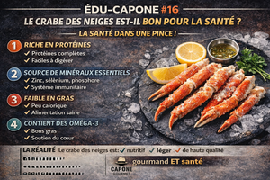 🦀 ÉDU-CAPONE #16 — LE CRABE DES NEIGES EST-IL BON POUR LA SANTÉ?