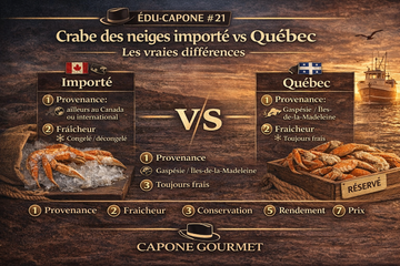 🦀 ÉDU-CAPONE #21 Crabe des neiges importé vs Québec : les vraies différences