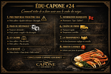 🦀 ÉDU-CAPONE #24 Comment éviter de se faire avoir avec le crabe des neiges