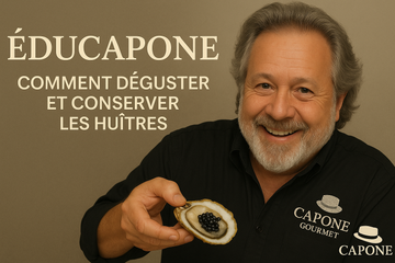 Édu-Capone expliquant comment déguster et conserver les huîtres en toute sécurité