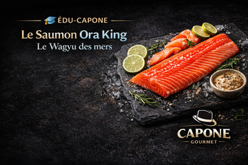 ÉDU-CAPONE 🐟 Le Saumon Ora King – Le Wagyu des mers