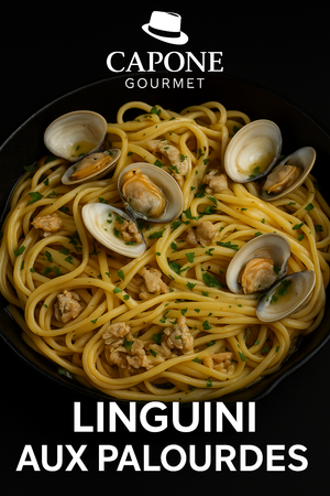 🍝 Linguini aux palourdes – Recette Capone Gourmet
