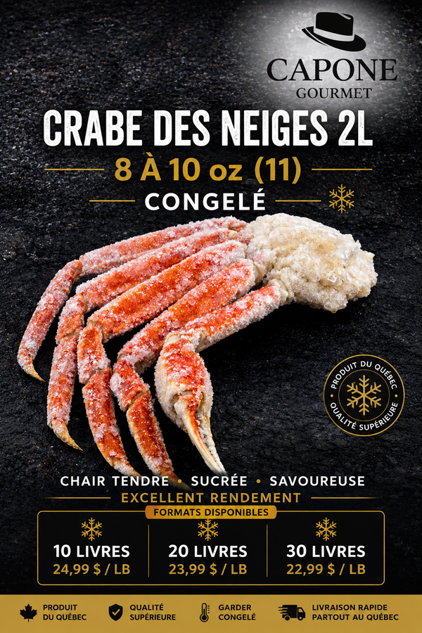 🦀 CRABE DES NEIGES 2L (8–10 OZ) -  CAPONE GOURMET