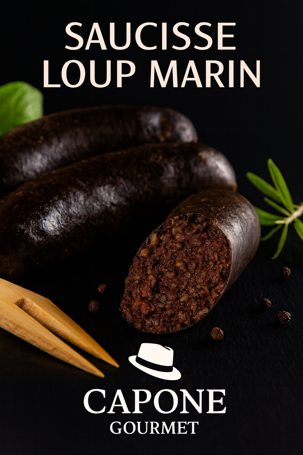 Saucisses de Loup Marin ( Merguez ou Canneberge)