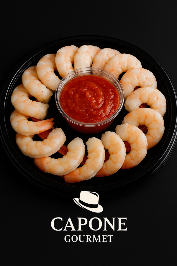 🦐 COOKED WHITE PRAWN RING – WITH SAUCE