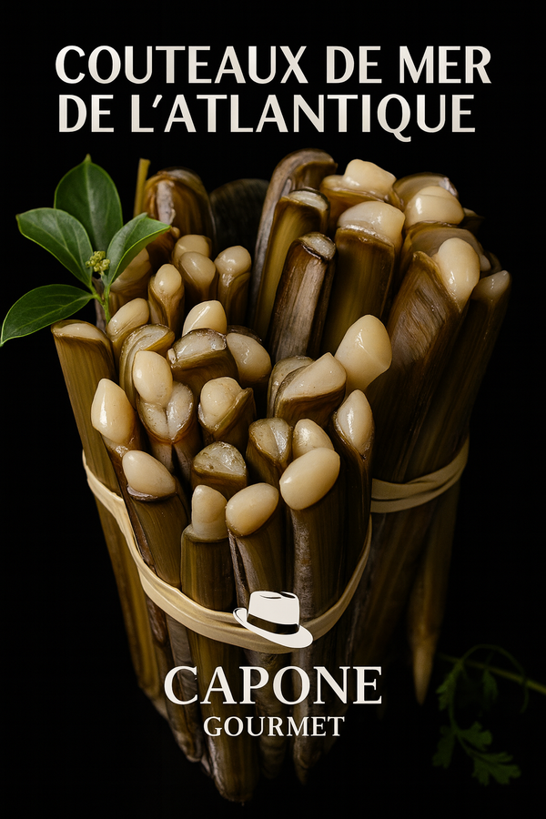Couteaux de mer vivants de l’Atlantique Capone Gourmet – mollusques frais