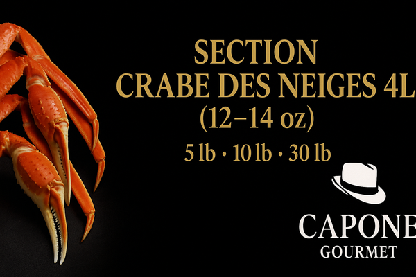 Section crabe des neiges 4L (12–14 oz) – Capone Gourmet