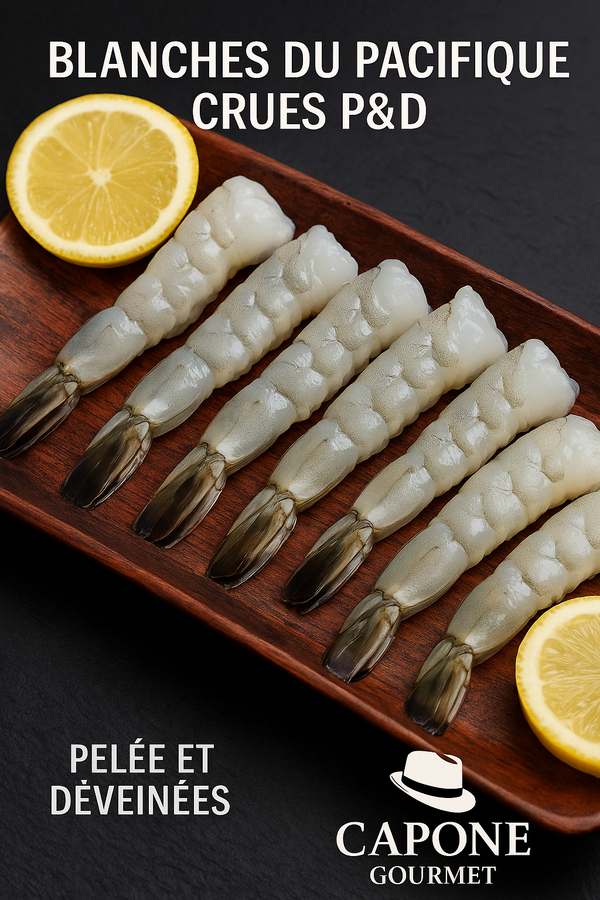 Raw Pacific White Shrimp P&amp;D – Capone Gourmet Quebec