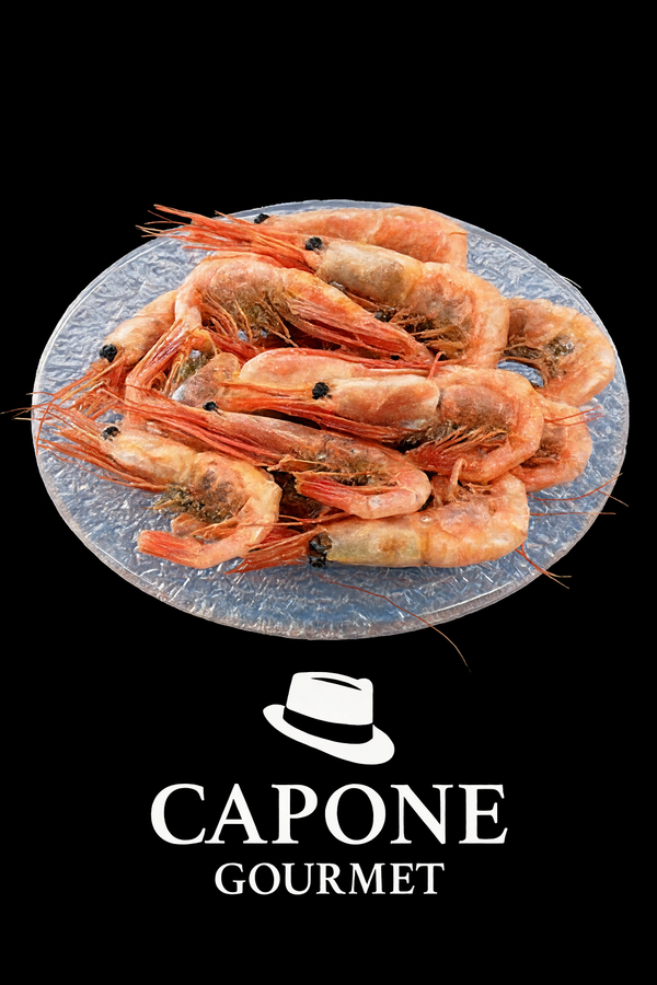 🦐 CREVETTES NORDIQUES ENTIÈRES EN ÉCAILLE – CAPONE GOURMET