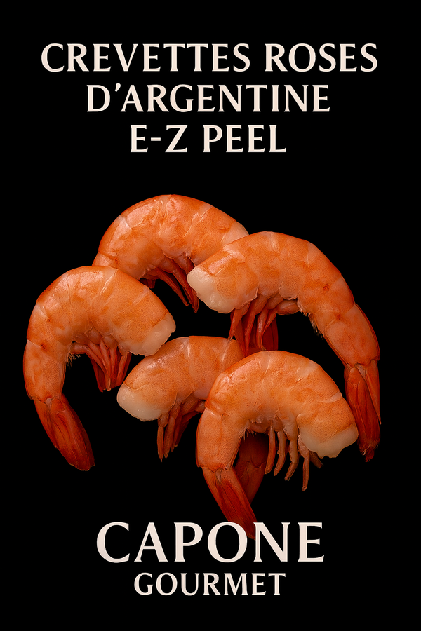 Crevettes Roses d’Argentine E-Z Peel – Capone Gourmet Québec