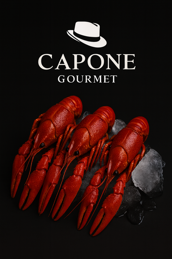 Écrevisses assaisonnées – nature, ail, cajun, herbes salées – Capone Gourmet