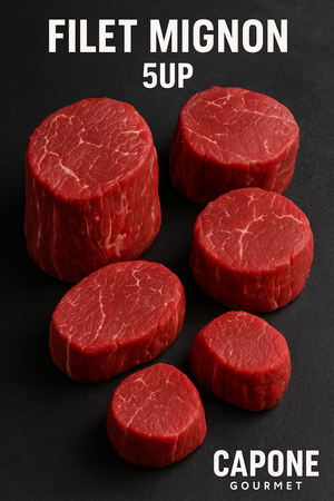 Filet mignon 5UP frais – Capone Gourmet | Pièces premium non congelées