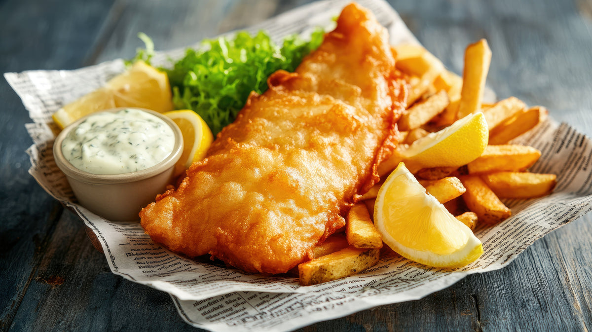 Filet d’aiglefin en pâte 8.5 – Fish n’ Chips premium | Capone Gourmet