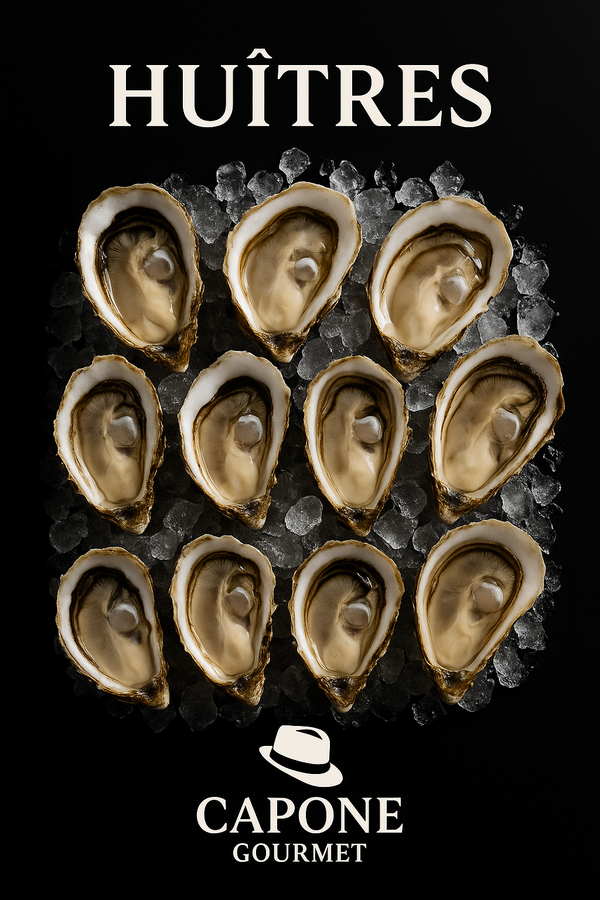 Huîtres fraîches canadiennes & internationales – Qualité Premium CHOIX | Capone Gourmet
