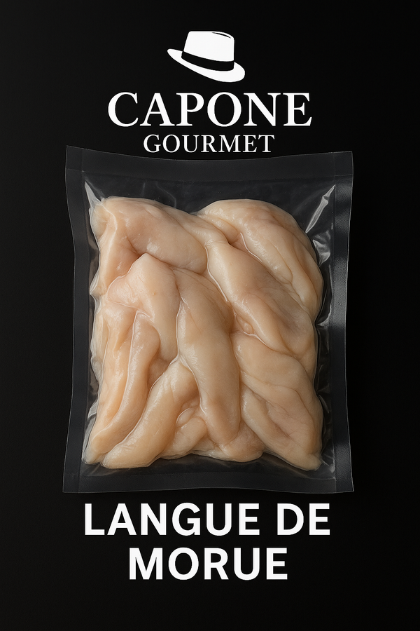 Langue de morue fraîche sous vide – spécialité nordique Capone Gourmet
