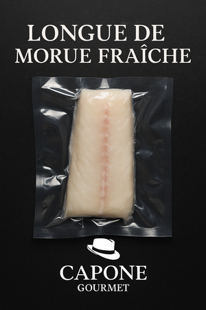 Longe de morue fraîche d’Islande sous-vide – Capone Gourmet