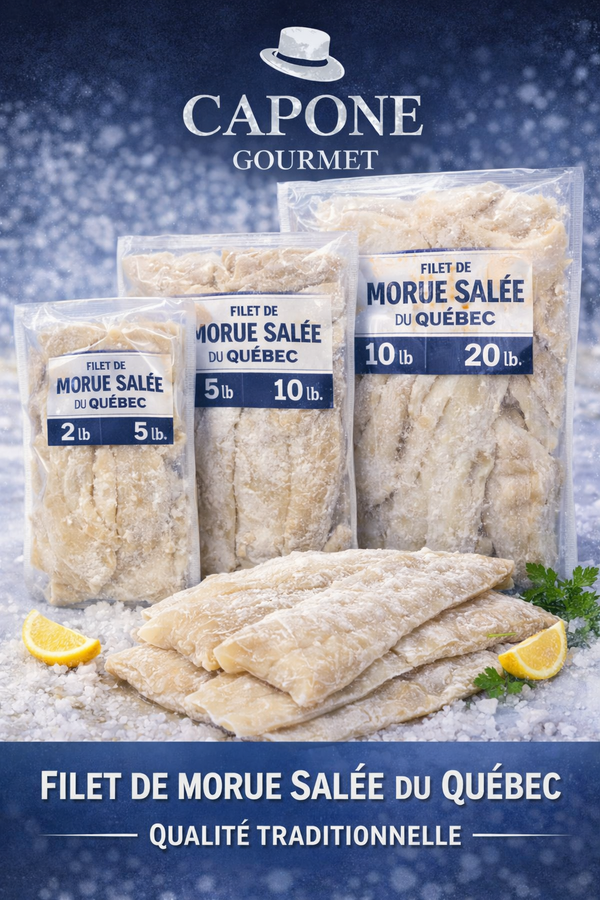 🐟 Filet de morue salée du Québec