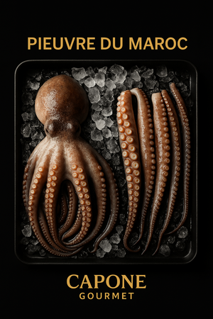 Pieuvre du Maroc sur glace – Capone Gourmet