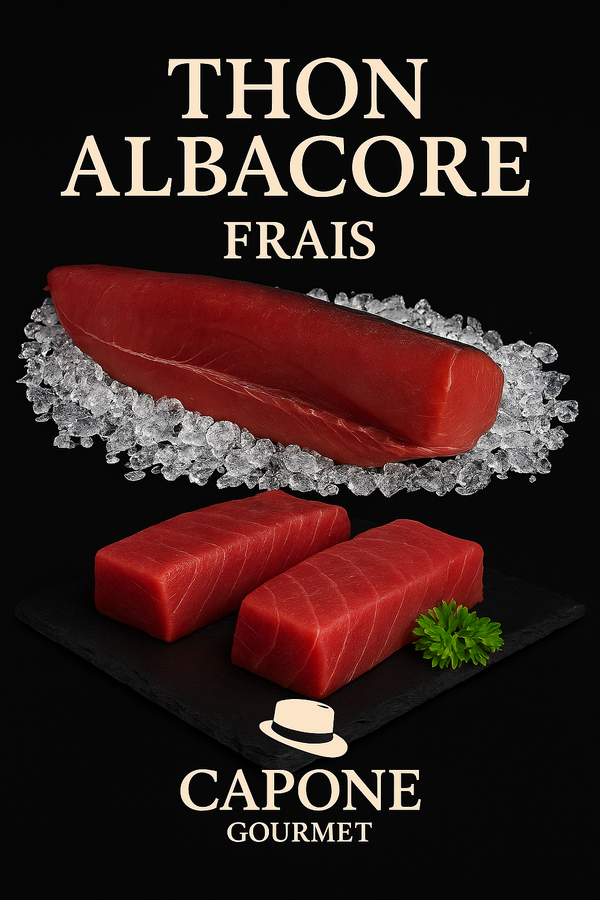 Thon Yellowfin (Albacore) frais pour sushis Capone Gourmet